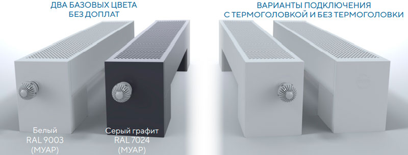 Helios напольный конвектор