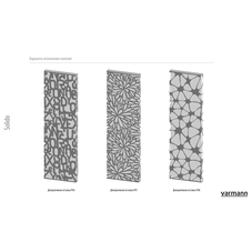 Виды декоративных накладок Varmann Solido 3