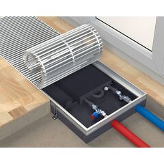 Внутрипольный конвектор Helios Alpha (CIA) с естественной конвекцией с решеткой, Ширина: 210, Высота: 80, Длина: 800