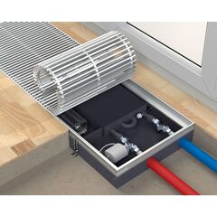 Внутрипольный конвектор Helios Alpha (CIAA) с принудительной конвекцией, Ширина: 250, Высота: 85, Длина: 800