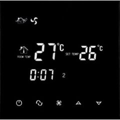 Комнатный термостат W-therm TVB 2AC, Цвет: Черный