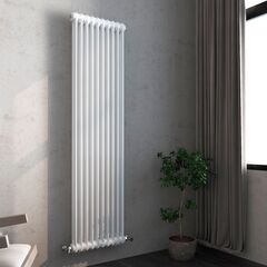 Вертикальный радиатор Zehnder Charleston, Высота: 1800, Кол-во секций: 4, Тип подключения: Нижнее подключение, Рядность: 2х-трубный