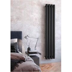 Вертикальный радиатор Loten 76V, Высота: 1000, Длина: 322, Глубина: 76