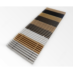 Алюминиевая решетка Vitron для внутрипольного конвектора, Ширина: 200, Длина: 600