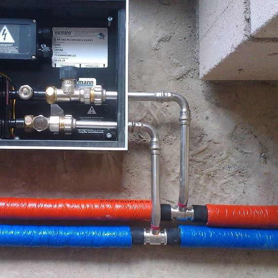 Varmann Qtherm угловое подключение