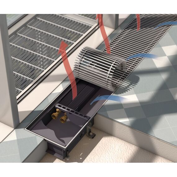 Внутрипоьный конвектор Kampmann Katherm NK