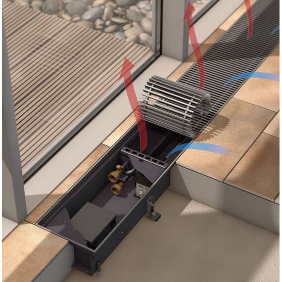 Kampmann Katherm QK внутрипольный конвектор