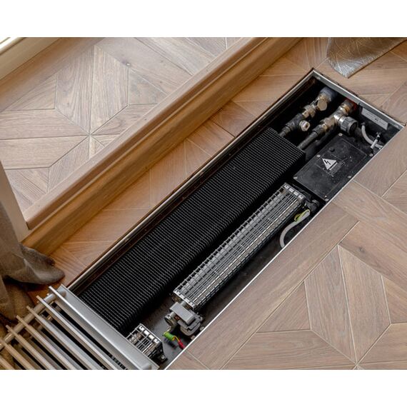 БРЗ В конвектор в пол с вентилятором