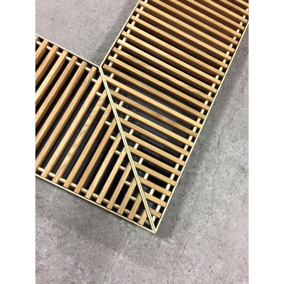 Itermic угловой с деревянной решеткой