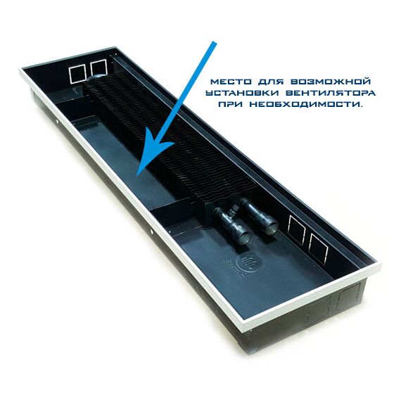 Напольный радиатор отопления встроенный в пол Itermic ITTL, Ширина: 160, Высота: 70, Длина: 1000, изображение 3