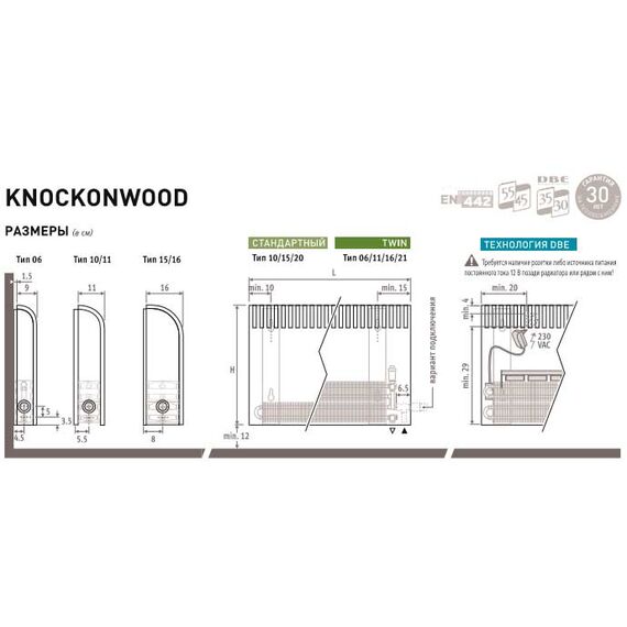 Jaga Knockonwood чертеж