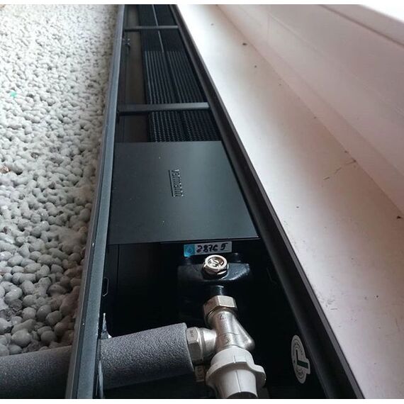 Встроенный радиатор в пол Varmann Ntherm, Ширина: 180, Высота: 90, Длина: 800