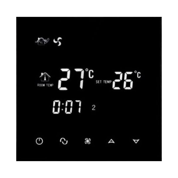 Комнатный термостат W-therm TVB 2AC, Цвет: Черный