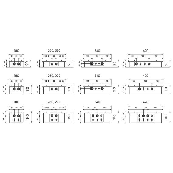 Типоразмеры Purmo Aquilo FMK