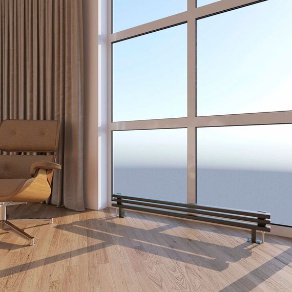 Goliana P30 H горизонтальный дизайнерский радиатор (профиль 30*60), Высота: 184, Длина: 500, изображение 5