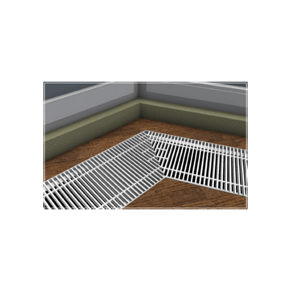 Угловые конвекторы в пол