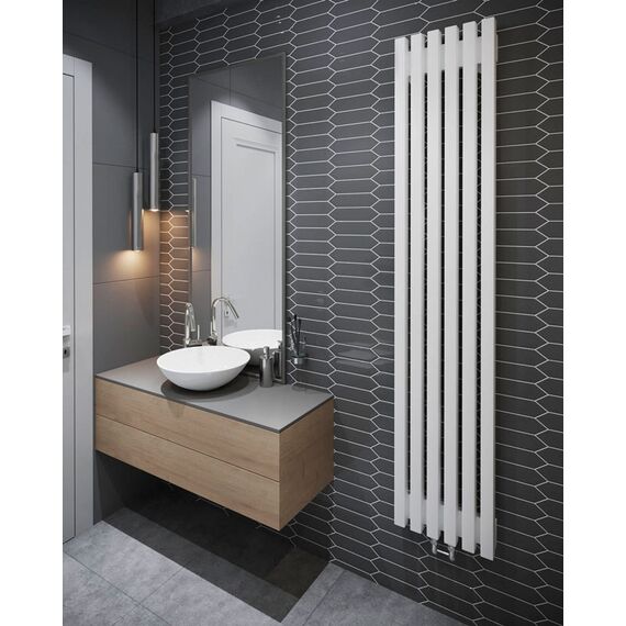 Goliana Q40 V вертикальный радиатор (профиль 40*40), Высота: 750, Длина: 220, Кол-во секций: 4, изображение 7