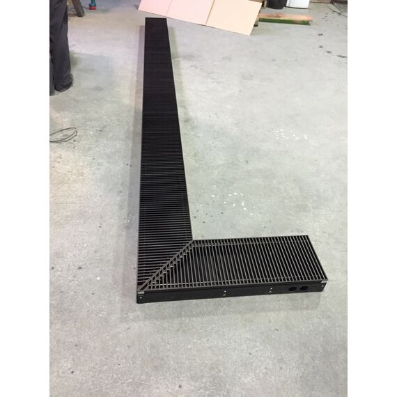 Конвектор под углом