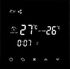 Комнатный термостат W-therm TVB 2AC, Цвет: Черный